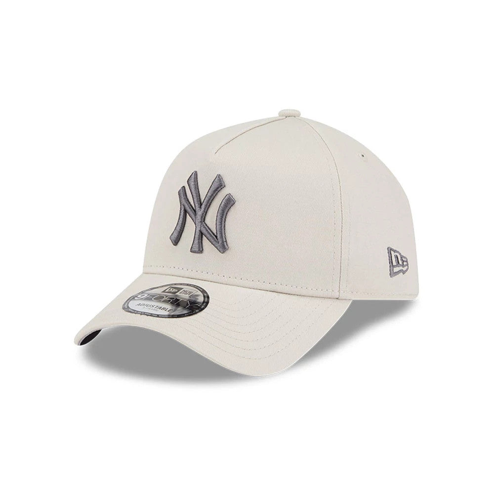 Pictured is this MLB Concrete New York Yankees 9FORTY A-Frame cap in Stone. 1