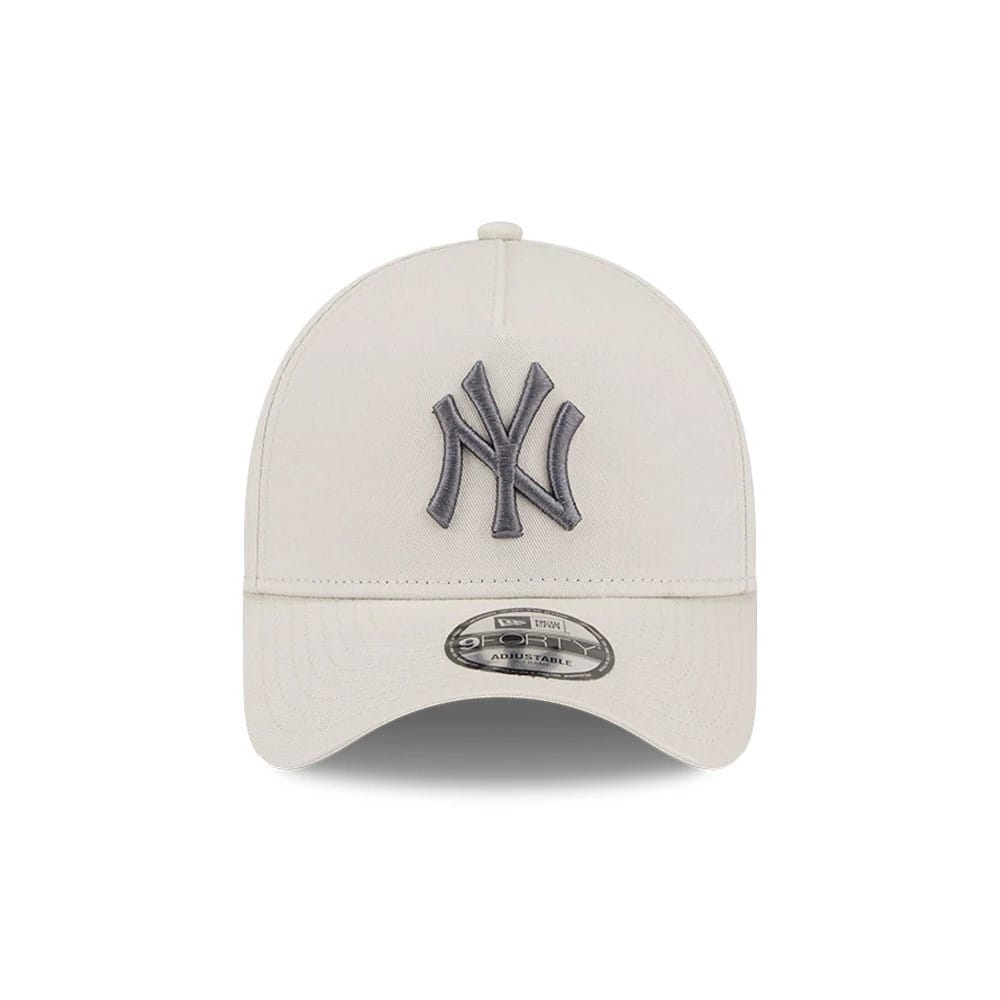 Pictured is this MLB Concrete New York Yankees 9FORTY A-Frame cap in Stone. 3