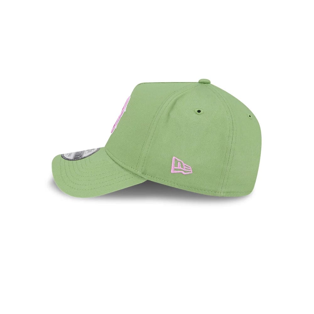 Pictured is this MLB Strawberry Matcha Boston Red Sox 9FORTY A-Frame cap in green. 4