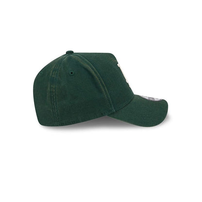 Pictured is this MLB Washed Canvas LA Dodgers 9FORTY A-Frame cap in dark green. 5