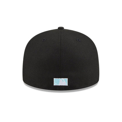 Pictured is this MLB Camo Infill LA Dodgers 59FIFTY Fitted cap in black. 7