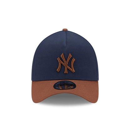 Pictured is this MLB Blueberry Tiramisu New York Yankees 39THIRTY A-Frame Stretch Fit cap in navy. 3
