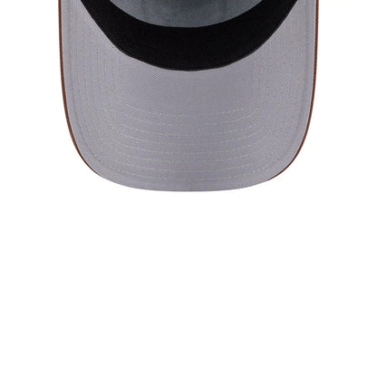Pictured is this NFL Blueberry Tiramisu Las Vegas Raiders 39THIRTY A-Frame Stretch Fit cap in navy. 2