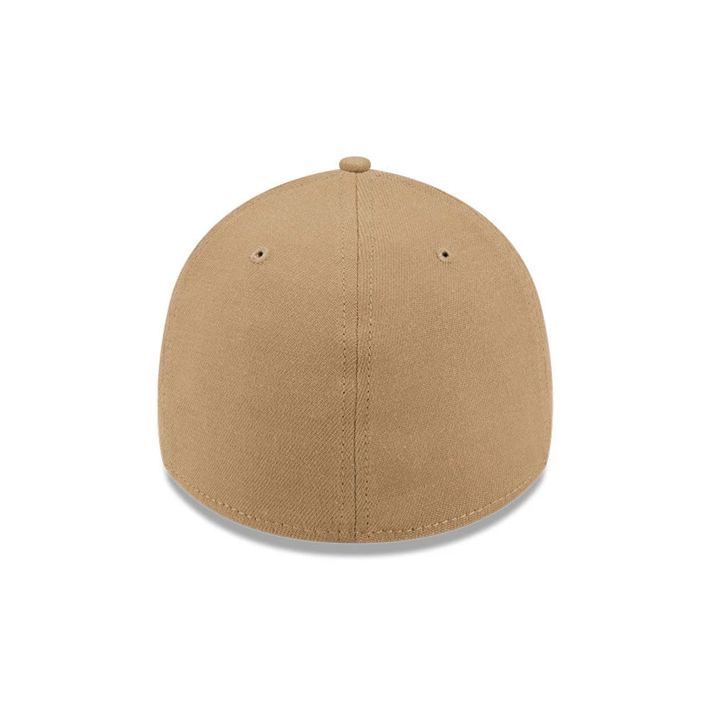 Pictured is this MLB New York Yankees 39THIRTY Stretch Fit cap in beige. 7