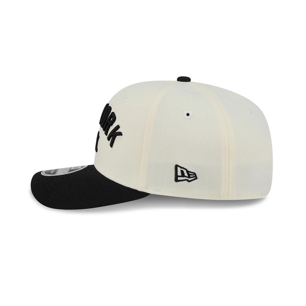 Pictured is this MLB 2 Tone New York Yankees 9SEVENTY Stretch Snap cap in cream. 5