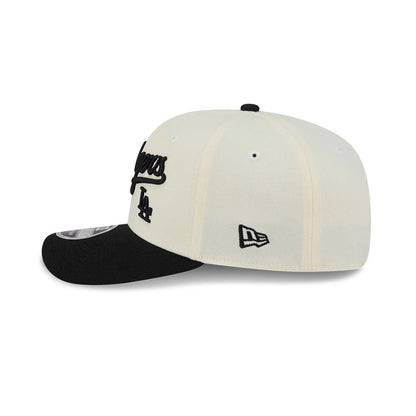 Pictured is this MLB 2 Tone LA Dodgers 9SEVENTY Stretch Snap cap in cream & black. 5