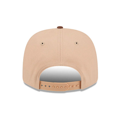 Pictured is this MLB Candied Pecan LA Dodgers 9SEVENTY Stretch Snap cap in beige. 6