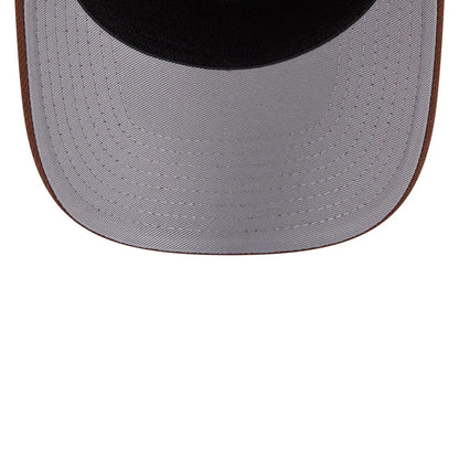 Pictured is this MLB Candied Pecan LA Dodgers 9SEVENTY Stretch Snap cap in beige. 2