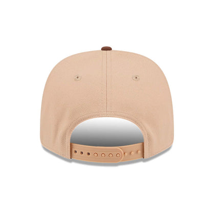 Pictured is this MLB Candied Pecan New York Yankees 9SEVENTY Stretch Snap cap in beige. 6