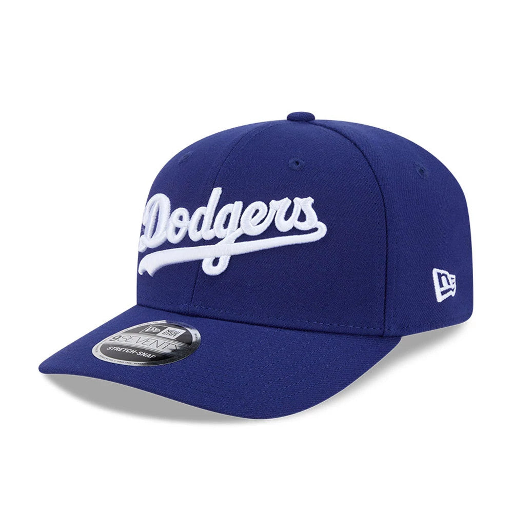 Pictured is this MLB LA Dodgers 9SEVENTY Stretch Snap cap in dark blue. 4