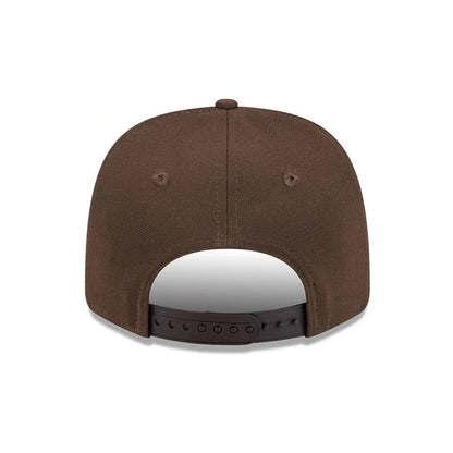 Pictured is this MLB San Diego Padres 9SEVENTY Stretch Snap cap in dark brown. 7