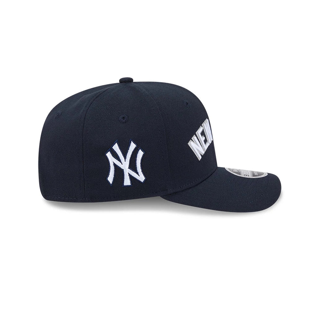 Pictured is this MLB New York Yankees 9SEVENTY Stretch Snap cap in navy. 5
