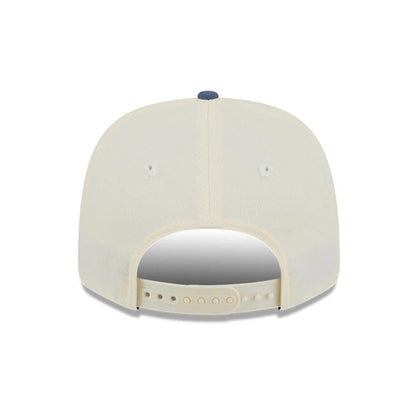 Pictured is this MLB Slate Stone Chicago White Sox 9SEVENTY Stretch Snap cap in cream & dark blue. 7