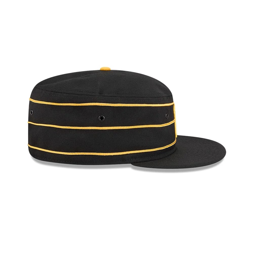 Pictured is this MLB Cooperstown Pittsburgh Pirates Pillbox Adjustable cap in black. 6