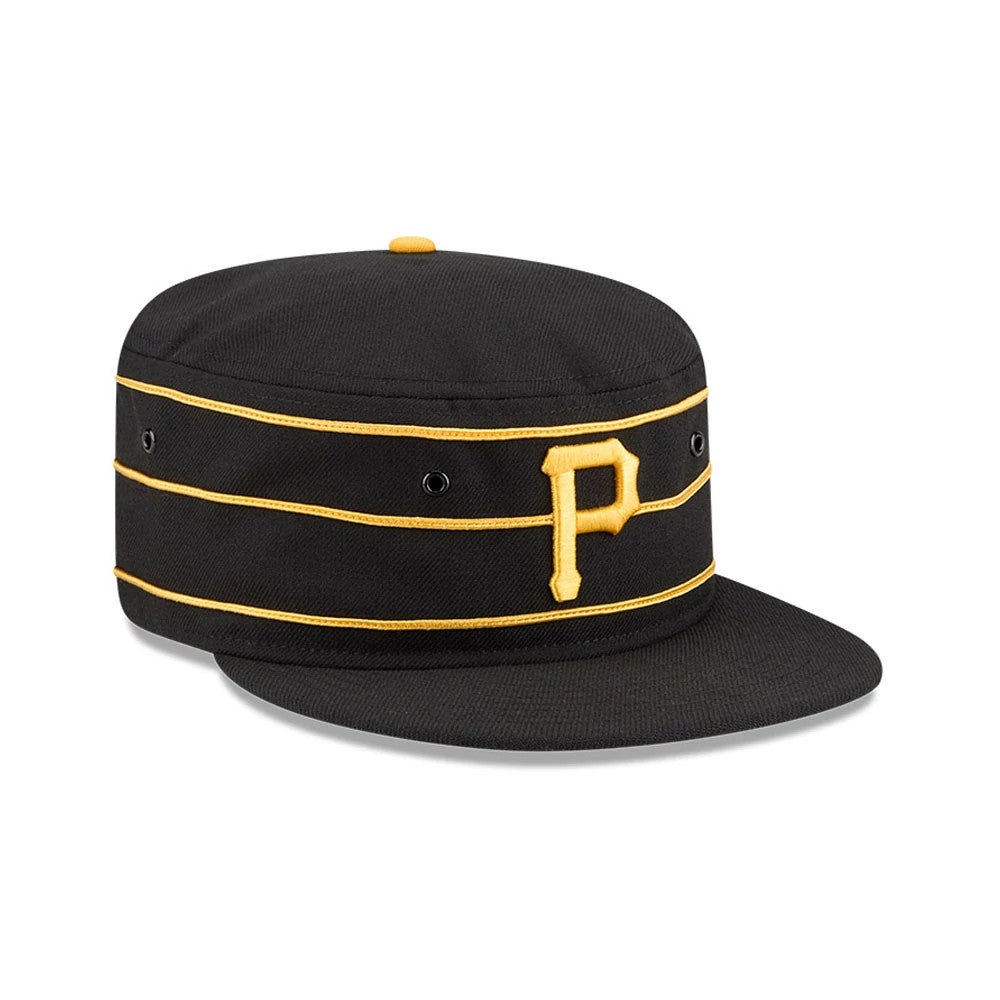 Pictured is this MLB Cooperstown Pittsburgh Pirates Pillbox Adjustable cap in black. 4