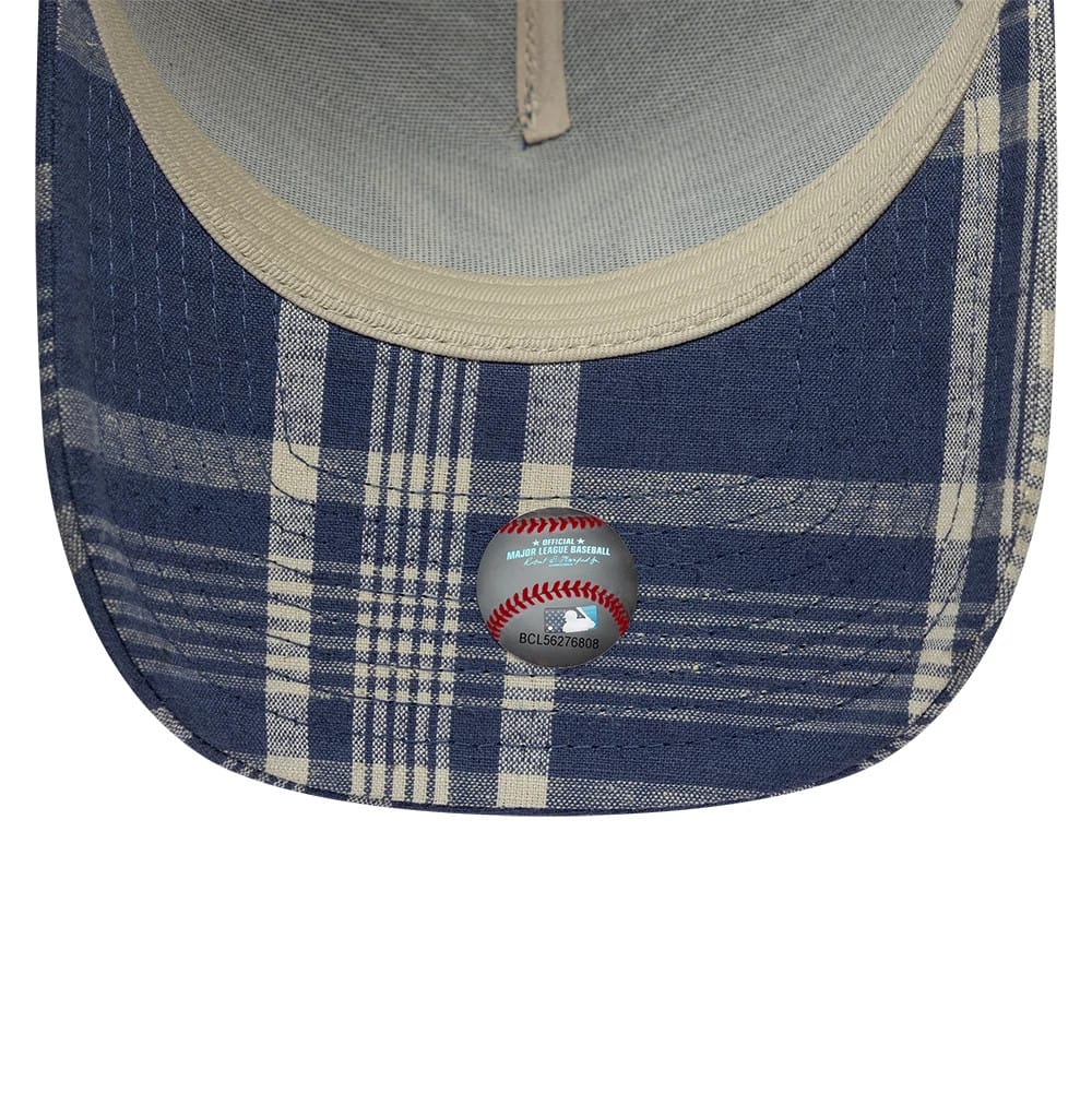 Pictured is this Ralph Lauren X MLB New York Yankees 9FORTY A-Frame cap in blue. 7