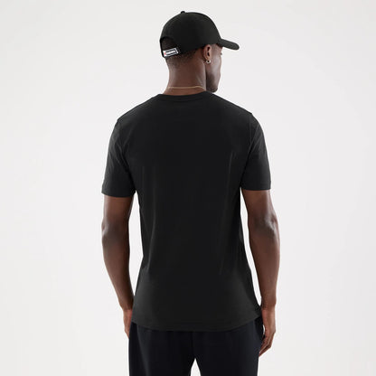 The model is wearing this NFL Training 2026 Las Vegas Raiders T-Shirt in black. 2