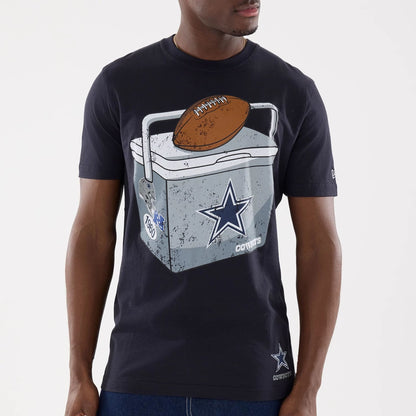 The model is wearing this NFL Training 2026 Dallas Cowboys T-Shirt in navy. 3