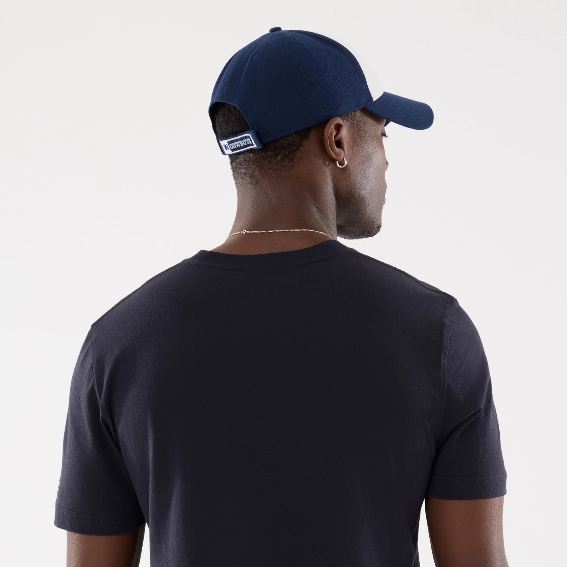 The model is wearing this NFL Training 2026 Dallas Cowboys T-Shirt in navy. 7