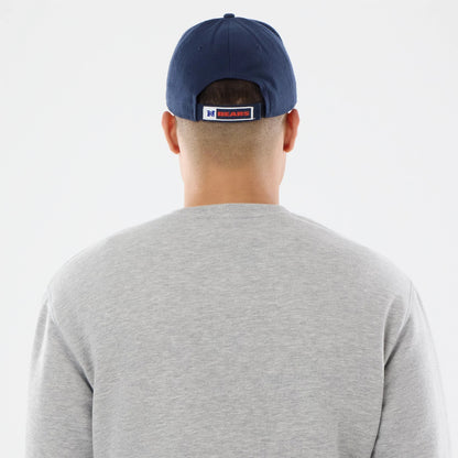 The model is wearing this NFL Training 2026 Chicago Bears Crew Neck Sweater in grey. 7