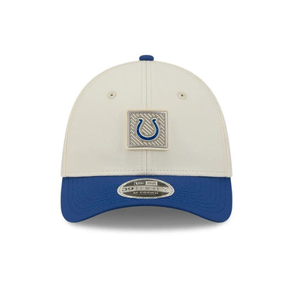 Pictured is this NFL Training 2026 Indianapolis Colts 39THIRTY M-Crown Stretch Fit cap in white. 2