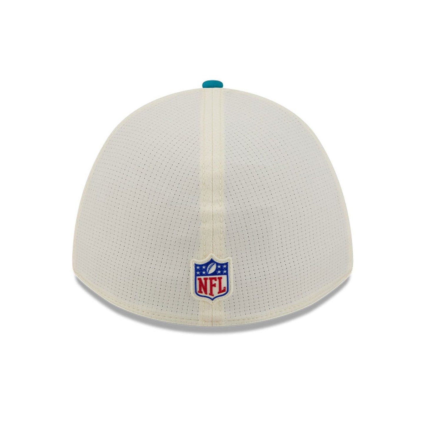 Pictured is this NFL Training 2026 Jacksonville Jaguars 39THIRTY M-Crown Stretch Fit cap in white. 4