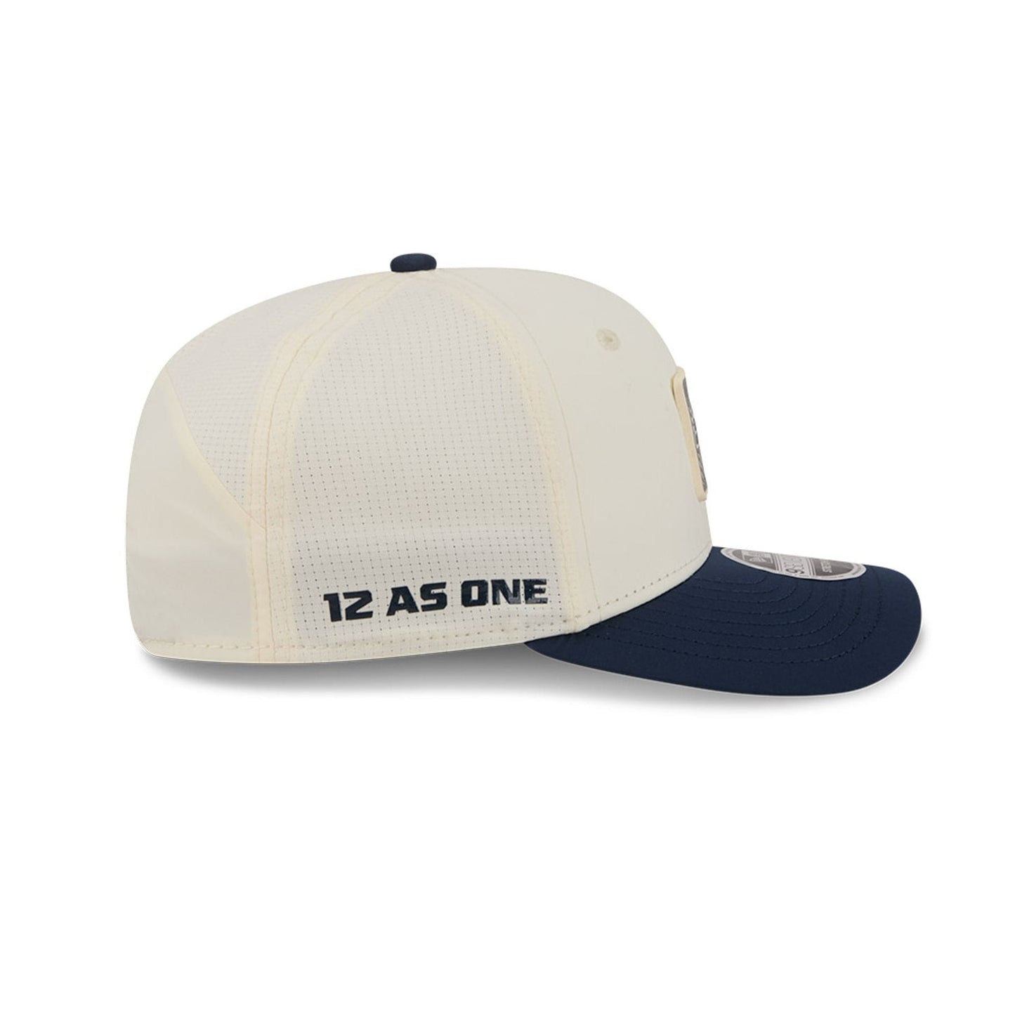Pictured is this NFL Training 2026 Seattle Seahawks 9SEVENTY Stretch Snap cap in white. 4