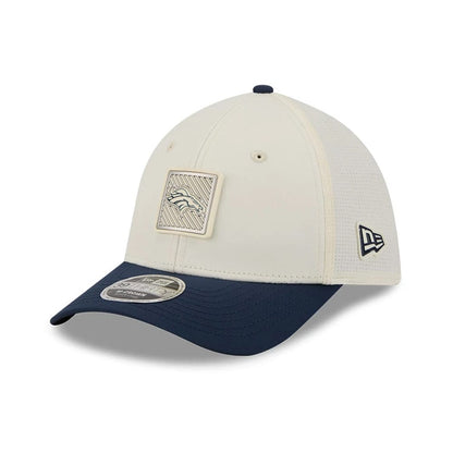 Pictured is this NFL Training 2026 Denver Broncos 39THIRTY M-Crown Stretch Fit cap in white. 3