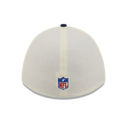 Pictured is this NFL Training 2026 Denver Broncos 39THIRTY M-Crown Stretch Fit cap in white. 6