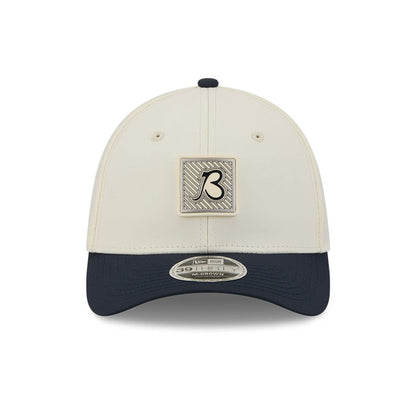 Pictured is this NFL Training 2026 Chicago Bears 39THIRTY M-Crown Stretch Fit cap in white. 2