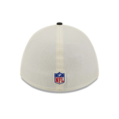 Pictured is this NFL Training 2026 Atlanta Falcons 39THIRTY M-Crown Stretch Fit cap in white. 4