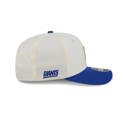 Pictured is this NFL Training 2026 New York Giants 9SEVENTY Stretch Snap cap in white. 4