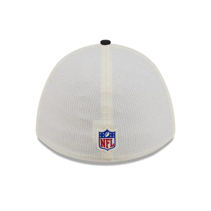 Pictured is this NFL Training 2026 Pittsburgh Steelers 39THIRTY M-Crown Stretch Fit cap in white. 6