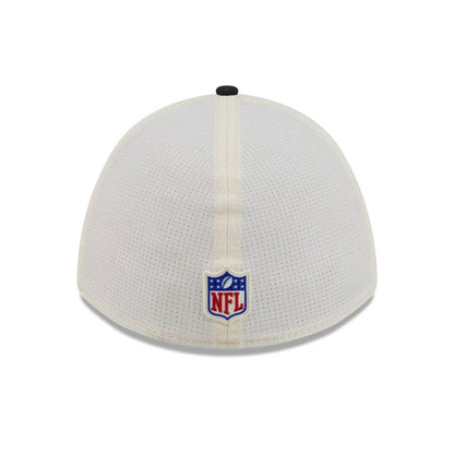 Pictured is this NFL Training 2026 New Orleans Saints 39THIRTY M-Crown Stretch Fit cap in white. 6