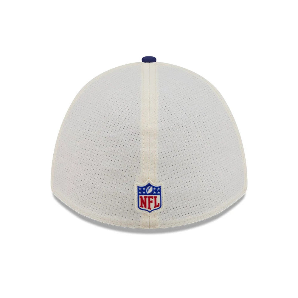 Pictured is this NFL Training 2026 NFL Official Logo 39THIRTY M-Crown Stretch Fit cap in white. 6