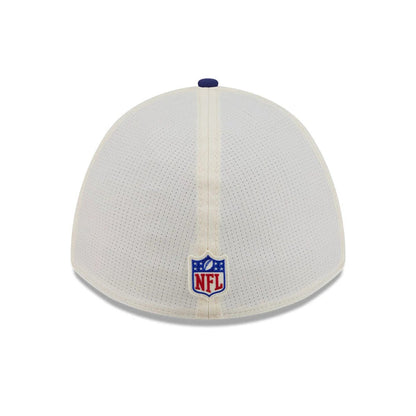 Pictured is this NFL Training 2026 NFL Official Logo 39THIRTY M-Crown Stretch Fit cap in white. 6