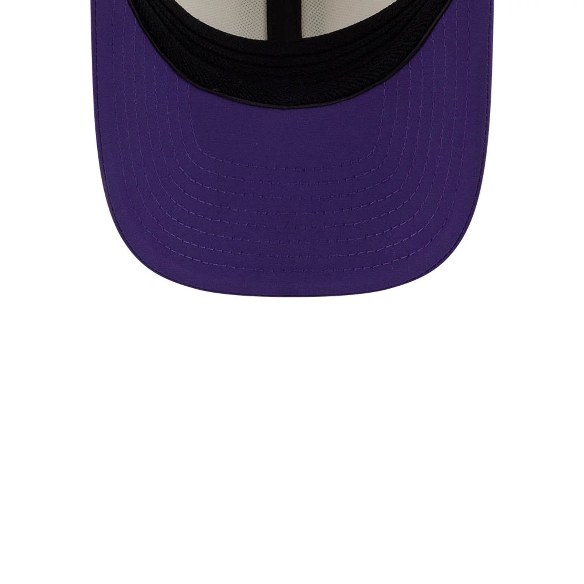 Pictured is this NFL Training 2026 Minnesota Vikings 39THIRTY M-Crown Stretch Fit cap in white. 7