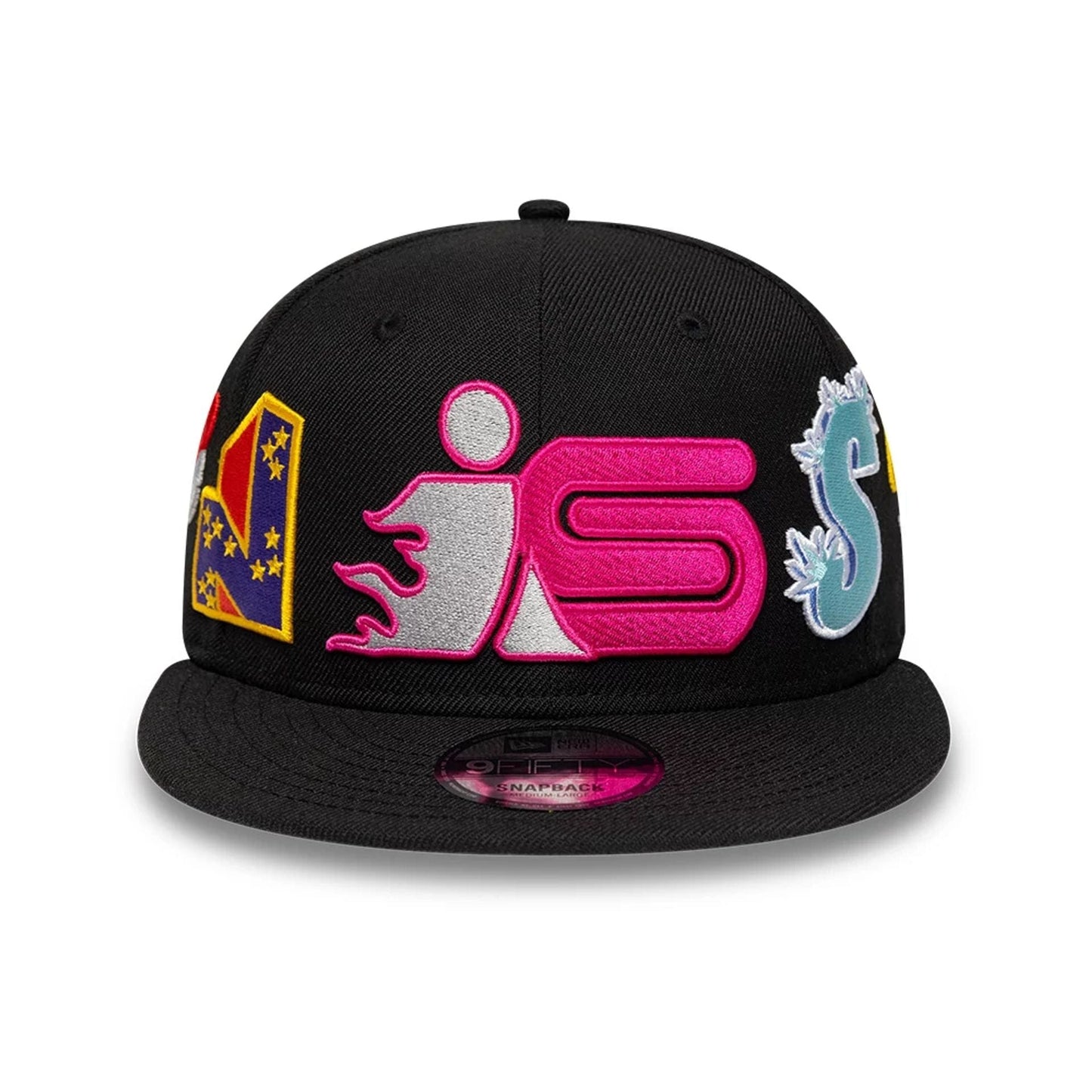Pictured is this New Era X Son Is Son 9FIFTY Snapback cap in black. 6