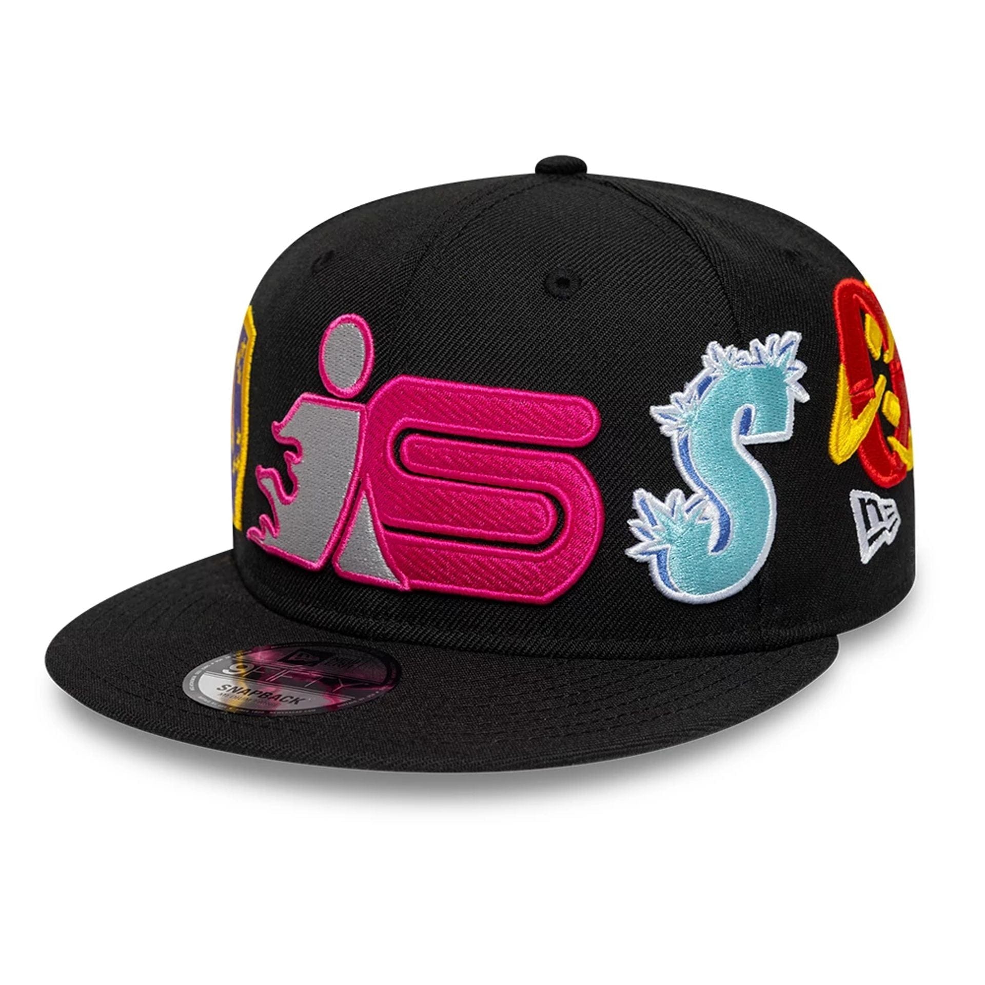 Pictured is this New Era X Son Is Son 9FIFTY Snapback cap in black. 1