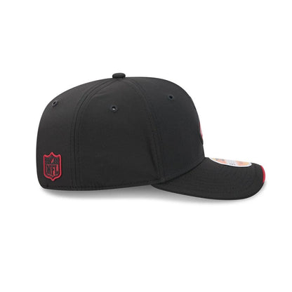 Pictured is this NFL Sideline 2026 Arizona Cardinals 9SEVENTY Stretch Snap cap in black. 6