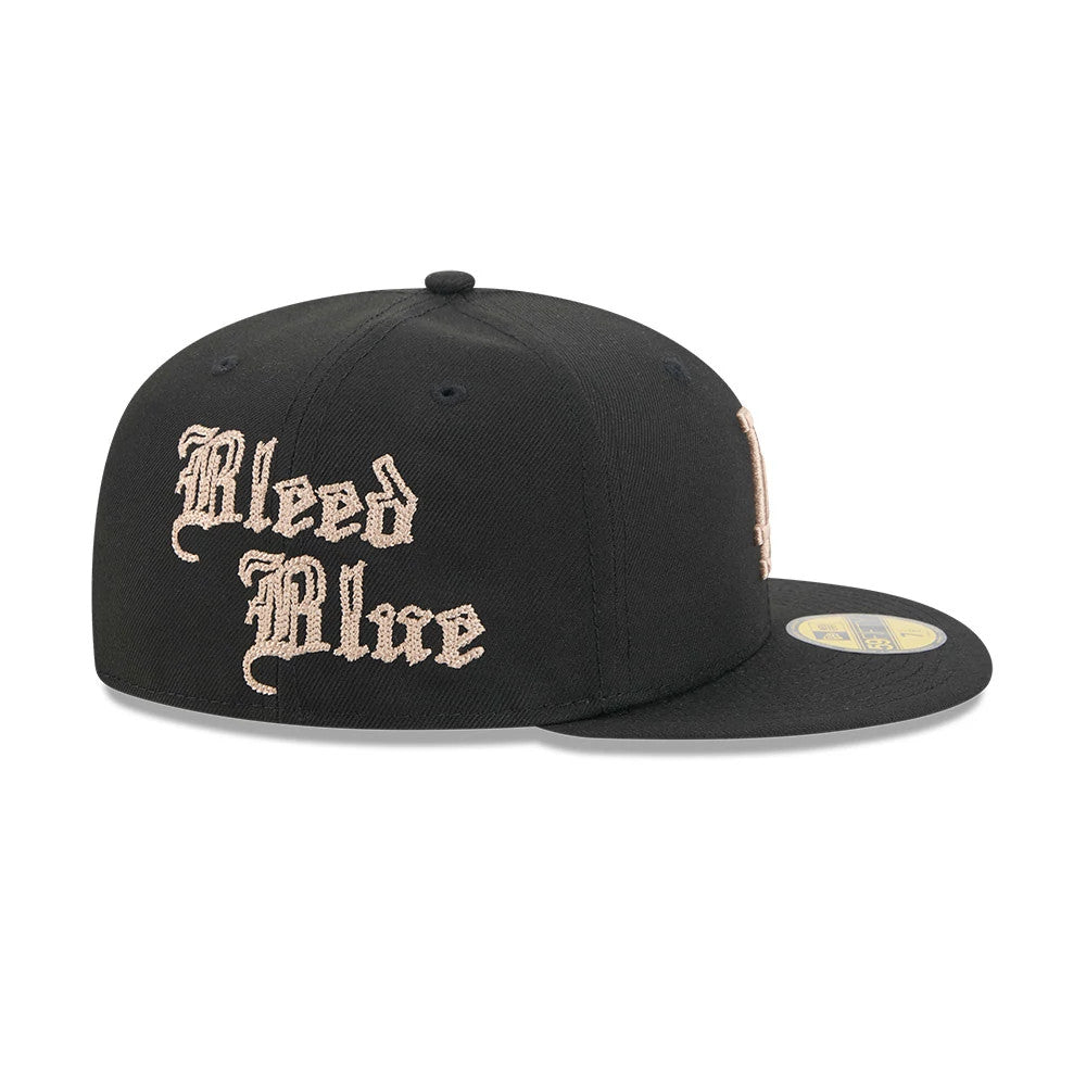Pictured is this MLB Heritage LA Dodgers 59FIFTY Fitted cap in black. 5