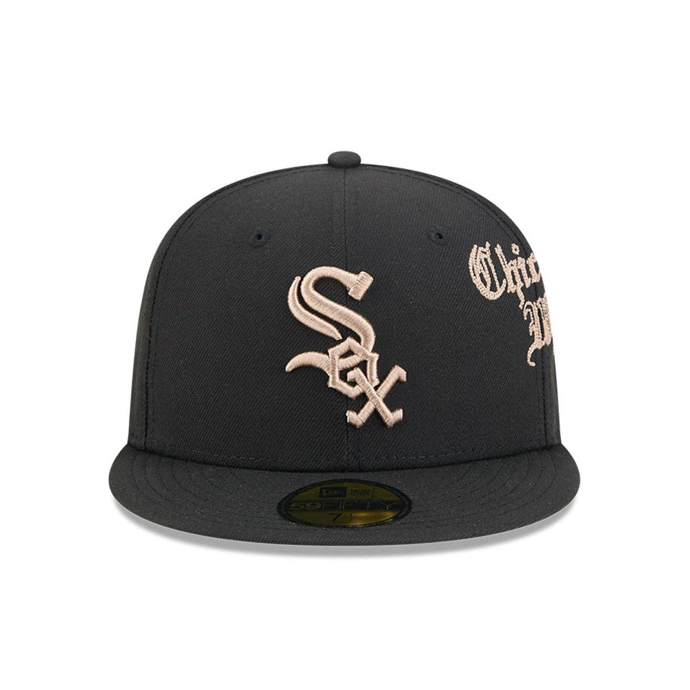 Pictured is this MLB Heritage Chicago White Sox 59FIFTY Fitted cap in black. 3