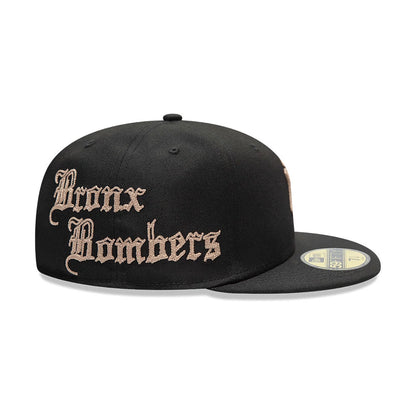 Pictured is this MLB Heritage New York Yankees 59FIFTY Fitted cap in black. 5