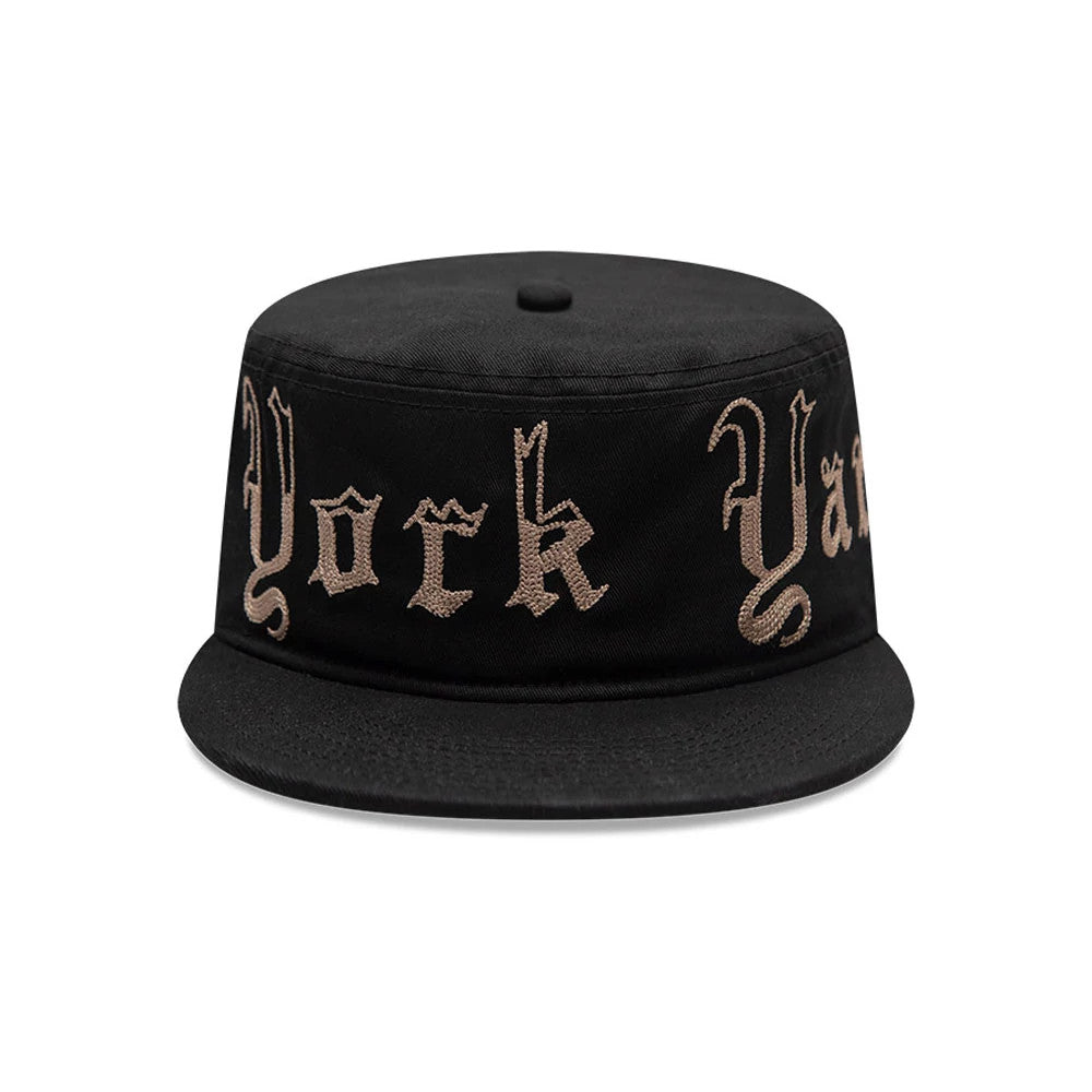 Pictured is this MLB Heritage New York Yankees Pillbox cap in black. 2