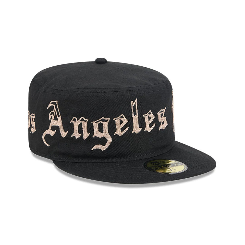 Pictured is this MLB Heritage LA Dodgers Pillbox cap in black. 4