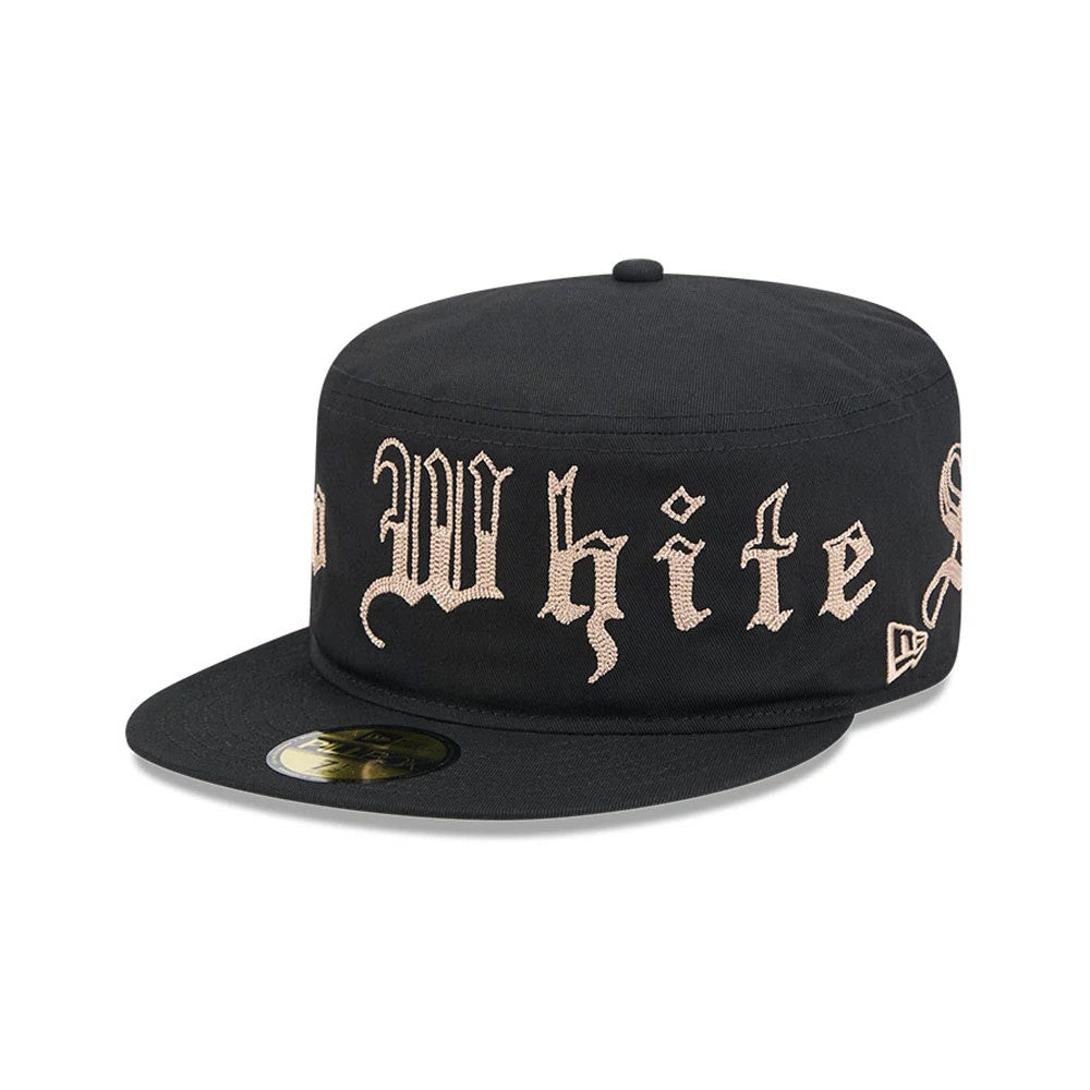 Pictured is this MLB Heritage Chicago White Sox Pillbox cap in black. 1