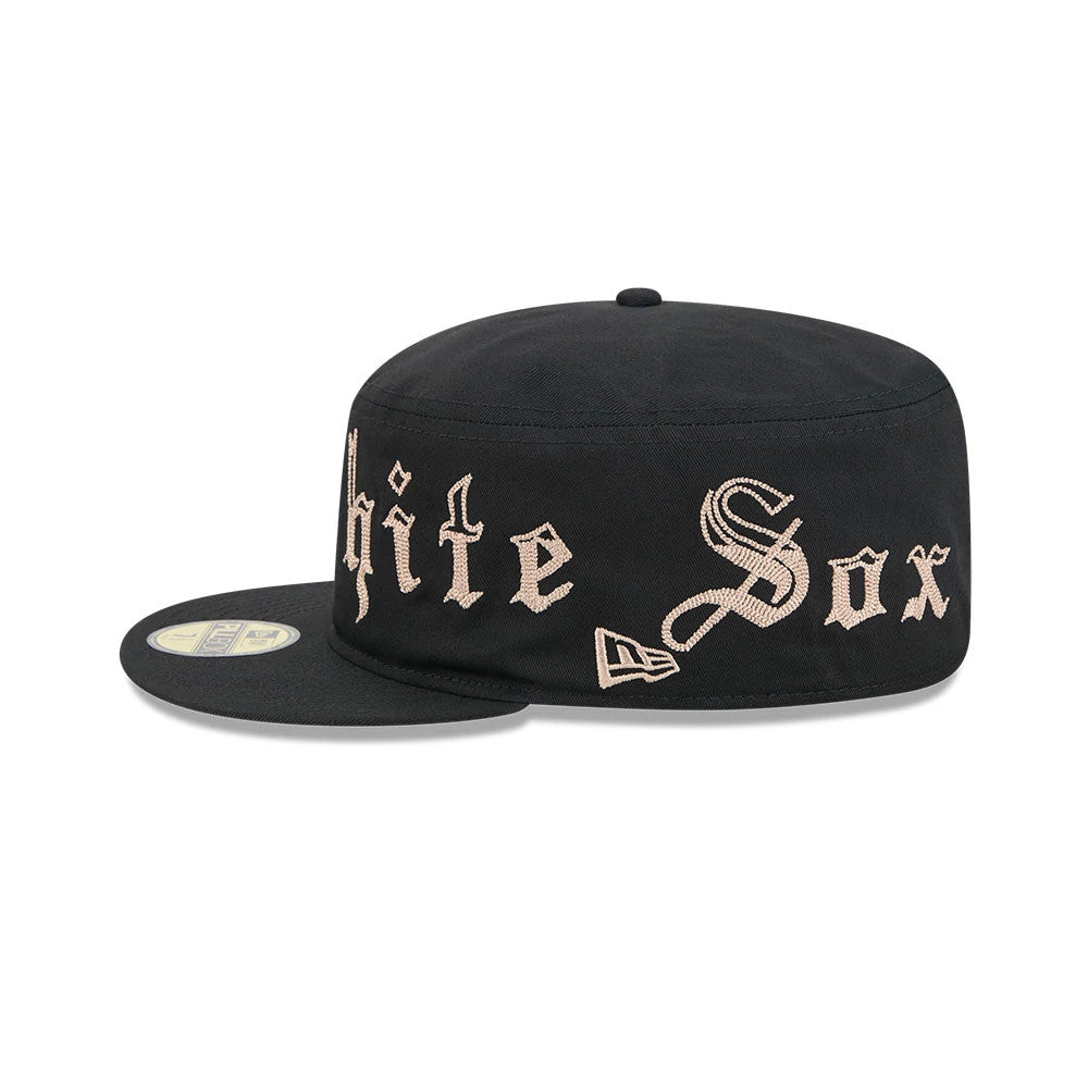 Pictured is this MLB Heritage Chicago White Sox Pillbox cap in black. 6
