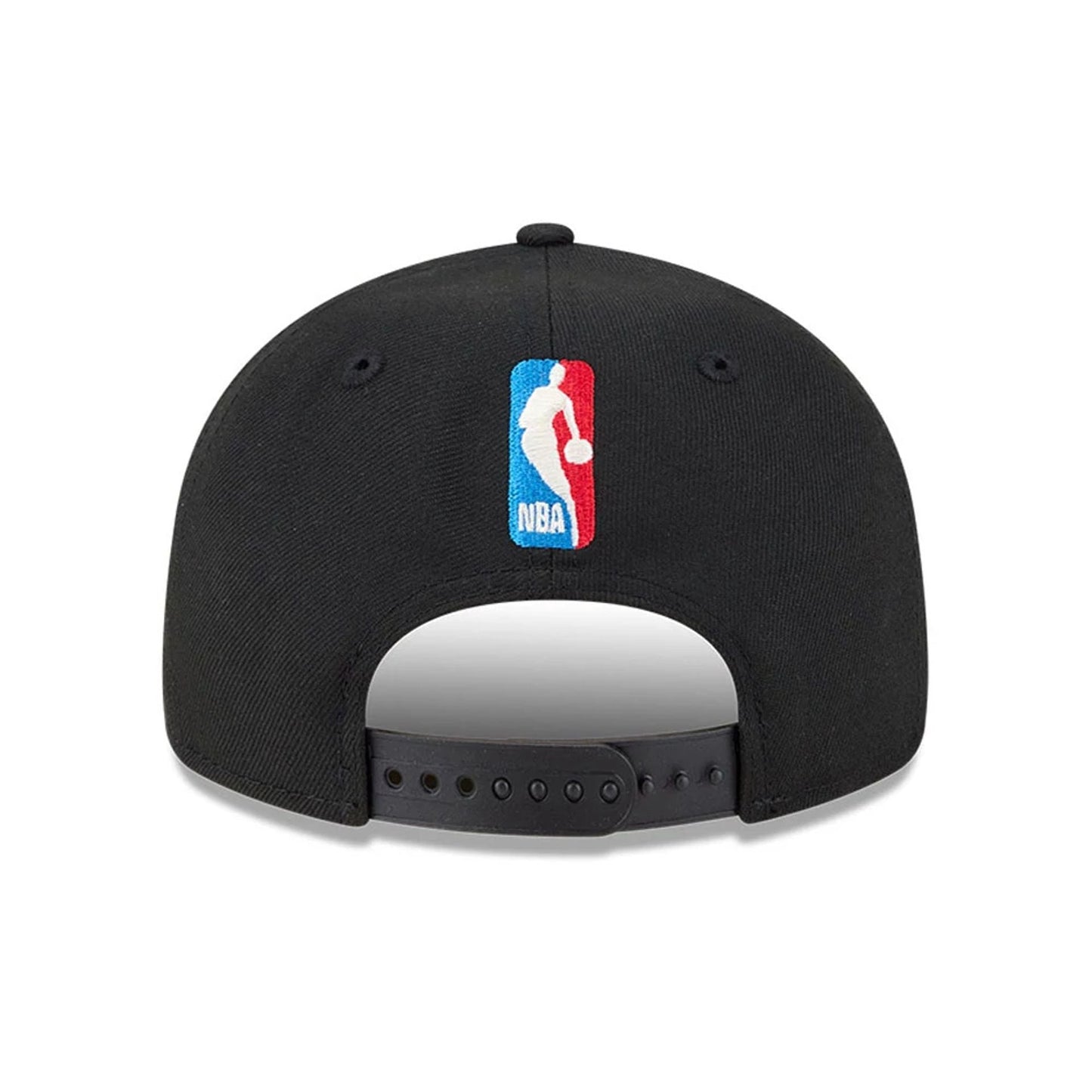 Pictured is this FOG x NBA Logo Retro Crown 9FIFTY Snapback Adjustable cap in black. 5