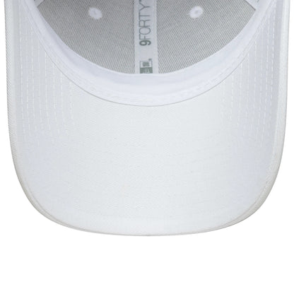 Pictured is this Womens Lacoste X New Era 9FORTY cap in white. 5