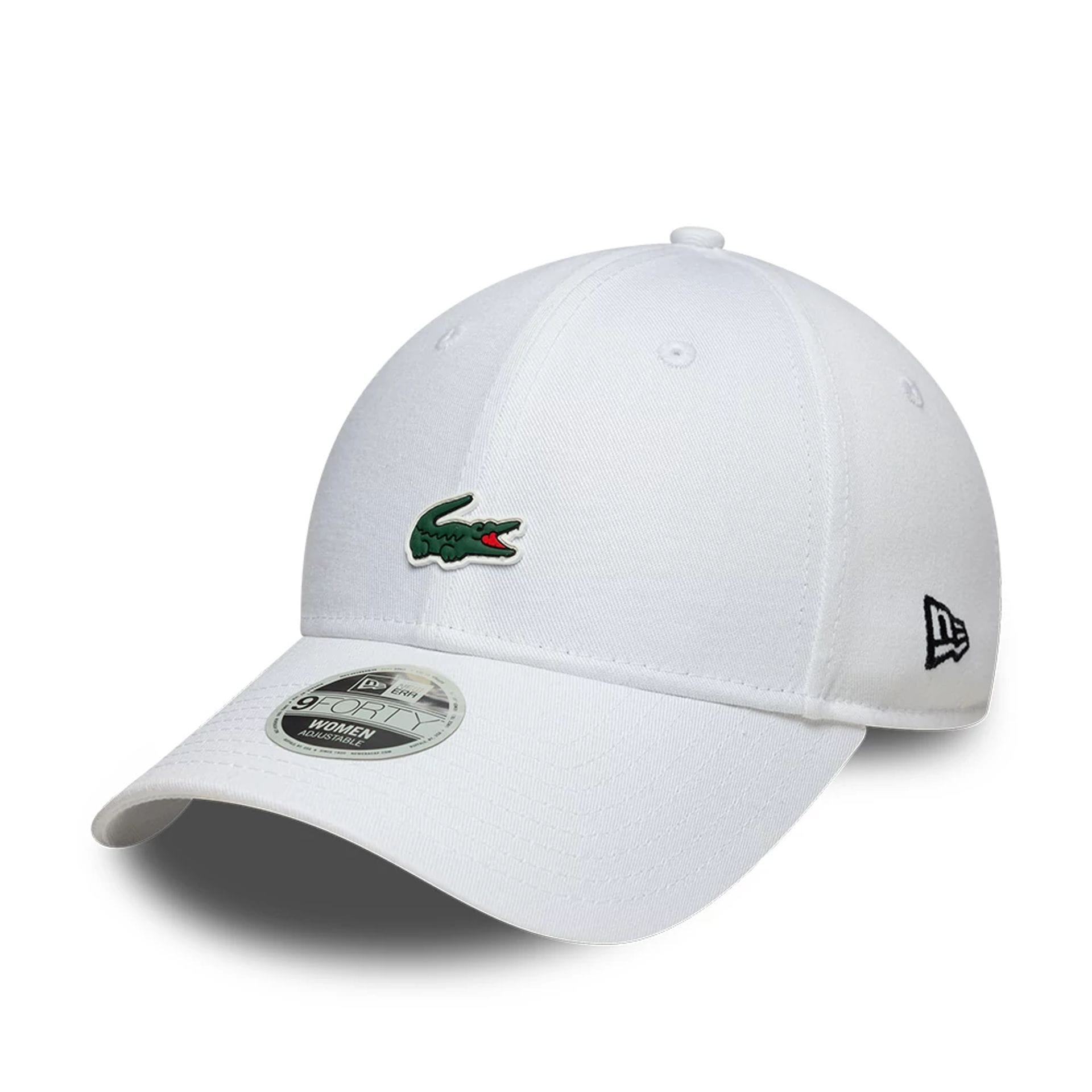 Womens Lacoste X New Era White 9FORTY Cap | NEC EU